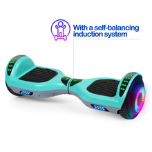Load image into Gallery viewer, Mixed Color Hoverboard, with Bluetooth and Colorful Lights Self Balancing Scooter
