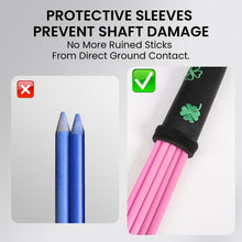 Load image into Gallery viewer, FINGER TEN Golf Alignment Sticks 43 Inch 5 Pack with Stick Cover (5 Pink)
