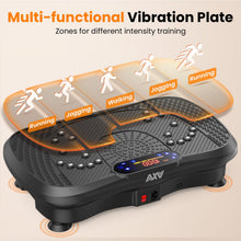 Load image into Gallery viewer, AXV Vibration Plate Fitness Platform Exercise Machine Vibrating Shaking Full Body Shaker Workout Vibrate Stand Shake Board Sport for Weight Loss Fat Burner for Gym Home Office
