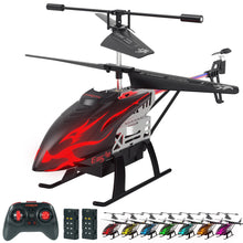 Load image into Gallery viewer, Remote Control Helicopter for Kids with 30-Minute Flight Time, LED Light Effects, Altitude Hold, One-Key Takeoff/Landing
