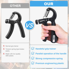 Load image into Gallery viewer, Handeful Grip Strength Tester Trainer - Dynamometer Handgrip Measurer Meter, Handheld Strengthener Exerciser for Sports, School, and Home Use (198Lbs / 90Kgs)
