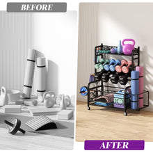 Load image into Gallery viewer, Dumbbell Rack,VOPEAK Weight Rack for Dumbbells Rack Stand only with Wheels
