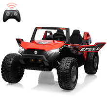 Load image into Gallery viewer, 24V 2 Seaters Ride On UTV with Remote Control, Battery Powered Extra Large Ride Car Toy for 2 Kids, Red
