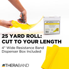 Load image into Gallery viewer, THERABAND Resistance Band 25 Yard Roll, Thin Yellow Non-Latex Professional Elastic Bands
