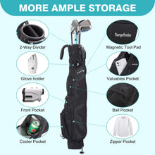 Load image into Gallery viewer, GREEN ACTION Lightweight Golf Stand Bag for Men Small Golf Clubs Bag with Strap &amp; Stand Pitch and Putt Golf Club Bags Holds 5-6 Clubs Easy to Carry for Driving Range, Par 3, Standard Courses
