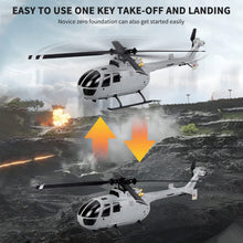 Load image into Gallery viewer, C186 Remote Control Helicopter Remote Control Drone Single Propeller Without Ailerons 6-axis Gyro Stabilization Remote Control

