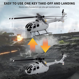 C186 Remote Control Helicopter Remote Control Drone Single Propeller Without Ailerons 6-axis Gyro Stabilization Remote Control