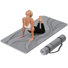 Load image into Gallery viewer, PAIDU Large Yoga Mat-72’x36’x0.4’ Extra Width ＆ Thick,Comfortable,Non-Slip Exercise Mat-Works Great on All Floor for Stretching,Yoga Studio,Gym or Home Workouts (Gray)
