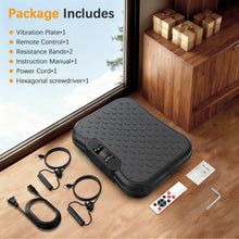 Load image into Gallery viewer, NXSCI Vibration Plate Exercise Machine,Vibrating Platform for Lymphatic Drainage with 250 Speeds,400 lbs Weight Capacity,Vibrated Plates for Weight Loss,Full Body Workout Equipment for Fitness at Home
