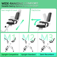 Load image into Gallery viewer, BARWING Folding Exercise Bike, Foldable Upright Stationary Bike for Home Gym, 350LB Capacity
