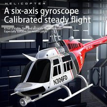 Load image into Gallery viewer, Remote Controlled Helicopter Aircraft Plane Drone RC Heli Single Rotor No Ailerons 6CH 6-Axis Gyroscope Altitude Hovering ( Red）
