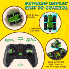Load image into Gallery viewer, Remote Control Tractor Toys, Light Up Farm Monster Trucks Toy, 2.4 Ghz RC Tractor Toys
