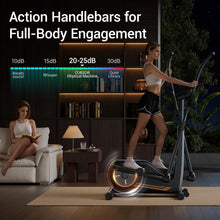 Load image into Gallery viewer, CURSOR FITNESS Elliptical Machine for Home - Black
