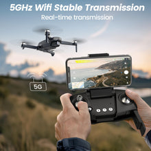 Load image into Gallery viewer, Drones with Camera for Adults 4k, WF31 GPS RC Drone FPV Foldable Quadcopter for Beginner with Brushless Motor, 5G Wi-Fi Transmission, Auto Return
