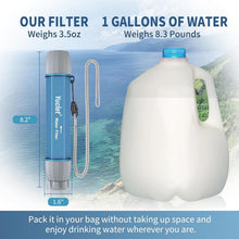 Load image into Gallery viewer, Yuclet 5 Pack Personal Water Filter Straw for Camping, Hiking, Travel
