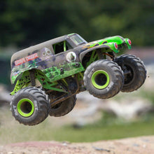 Load image into Gallery viewer, 1/18 Mini LMT Grave Digger 2S 4X4 RTR Brushed Monster Truck Battery &amp; Charger Included Green LOS01026T1
