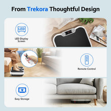 Load image into Gallery viewer, Trekora Vibration Plate Exercise Machine, Vibrating Fitness Platform for Lymphatic Drainage, Full Body Shaker Workout Equipment, Vibrate Fitness Platform for Home Women Men Exercise Gym (White)
