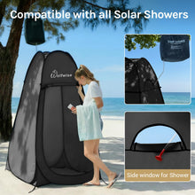 Load image into Gallery viewer, WolfWise Pop Up Shower Tent for Outdoor, Portable Privacy Room for Camping
