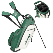Load image into Gallery viewer, wosofe 6-Way Golf Stand Bag, Waterproof PU Leather, Forest Green Tour
