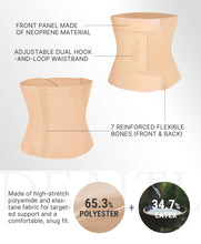 Load image into Gallery viewer, FeelinGirl Women’s Waist Cincher Belt Corset- Lightweight Khaki L
