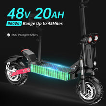 Load image into Gallery viewer, Electric Scooter for Adults Peak 5600W Dual Motor Up to 50MPH,Battery Range to 45Miles Fast Sports Escooter 11&quot; Off Road Tires 800lbs Max
