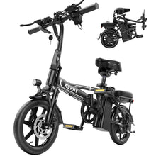 Load image into Gallery viewer, Electric Bike Adults, 500W Motor, 22 MPH Max Speed Folding Ebike, 499.2Wh Battery, 14&quot; Electric Bicycles, Max 35Miles Range
