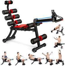 Load image into Gallery viewer, BODY RHYTHM 22 in 1 Wonder Master Core &amp; Abdominal Workout Equipment, Foldable &amp; Adjustable Rowing Machine
