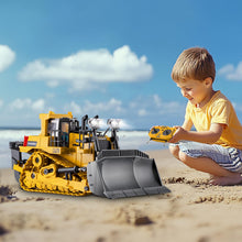Load image into Gallery viewer, RC Bulldozer Toys - Remote Control Bulldozer Construction Vehicles Trucks Toys
