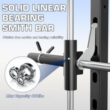 Load image into Gallery viewer, DONOW Smith Machine with Weight Stacks, Cast Iron Weight Plates 240lbs
