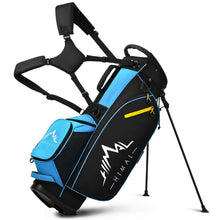 Load image into Gallery viewer, GoHimal Lightweight 14-Way Golf Stand Bag for Men &amp; Women Black Blue
