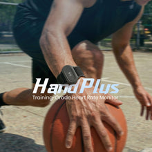 Load image into Gallery viewer, HandPlus Heart Rate Monitor, Comfort Training-Grade Optical Fitness Tracker, Advanced Optical HR with Zone Accuracy, 72h Offline Storage, Bluetooth &amp; ANT+ for Fitness Training
