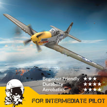 Load image into Gallery viewer, volantexrc Brushless 4CH RC Plane P51D Mustang 500mm Remote Control Airplane Fighter RTF

