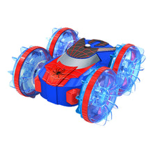 Load image into Gallery viewer, Remote Control Amphibious Car with LED Lights, 360° Rotation 4WD Waterproof, Gesture and Handle Remote, 1200mAh Battery, Ages 4-12
