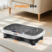 Load image into Gallery viewer, AXV Vibration Plate Fitness Platform Exercise Machine Vibrating Shaking Full Body Shaker Workout Vibrate Stand Shake Board Sport for Weight Loss Fat Burner for Gym Home Office
