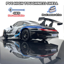 Load image into Gallery viewer, RC Drift Car 2.4GHz 1:24 Scale 4WD High Speed Remote Control Cars Vehicle with LED Lights Two Batteries and Drifting Tires
