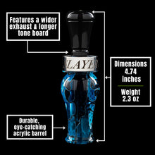 Load image into Gallery viewer, Slayer Drake Slayer Single Reed Duck Call, Mallard Call, Blue Wing Mesh
