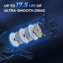 Load image into Gallery viewer, KastKing Centron Lite Fishing Rod and Reel Combo, Spinning-7ft 6in, Medium Heavy, 4000 Reel, White
