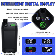 Load image into Gallery viewer, Spopal Portable Shower for Camping, [Long-Lasting] 6000mAh Rechargeable(Bk)
