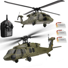 Load image into Gallery viewer, Remote Controlled Helicopter Aircraft Plane 2.4Ghz 4CH RC Helicopter Heli Aileronless 6-Axis Gyroscope Altitude Hovering 3-Batteries
