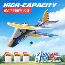Load image into Gallery viewer, RC Plane, 2.4GHZ Remote Control Airplane W/ 3 Batteries &amp; 6-axis Gyro Stabilizer
