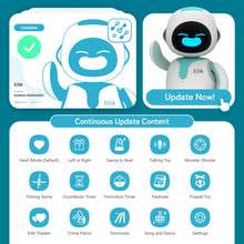 Load image into Gallery viewer, Cute Robot Pets Toys with Abundant Emotions, Your Perfect Interactive Companion at Home or Workspace (Blue Combination)
