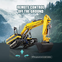Load image into Gallery viewer, RC Excavator Building Set for Boys, 1830 Pieces Building Blocks APP Remote Control Truck Construction Vehicles Model
