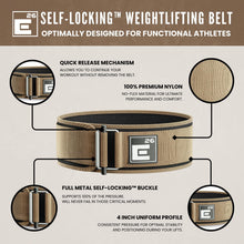 Load image into Gallery viewer, Element 26 Self-Locking Weight Lifting Belt -  (X-Large, Ranger Tan)
