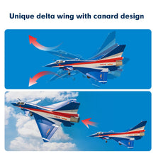 Load image into Gallery viewer, RC Jets 64mm J10 EDF Fighter Jet with Reflex Vigorous Dragon Rc Airplanes for Adults (NO Transmitter Batteries and Charger)
