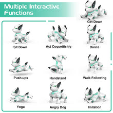 Load image into Gallery viewer, Remote Control Robot Dog Toy, RC Dog Programmable Smart Interactive Robotic Pets, RC Stunt Robot Toys Dog Imitates, Green
