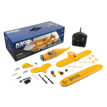 Load image into Gallery viewer, A300 4-Ch RC Plane, Beechcraft D-17 RC Airplanes with Lights, 6G/3D Brushless RC Planes with 2 Batteries, 2.4G Remote Control RC Airplanes
