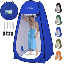 Load image into Gallery viewer, Your Choice Pop-Up Shower Tent, 47.2"Wx82.7"H Changing Tent - Blue
