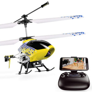 Mini RC Helicopter with Camera Remote Control Helicopter for Kids and Adults