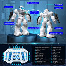 Load image into Gallery viewer, Robot Toys for Kids, Toys for 6 7 8 9 10 Year Old Boys Girls, Remote Control Toys with 2.4GHz Gesture Sensing
