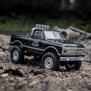 RC Truck 1/24 SCX24 1967 Chevrolet C10 4WD Truck RTR (Comes with Everything Needed to Run), Black, AXI00001V2T4